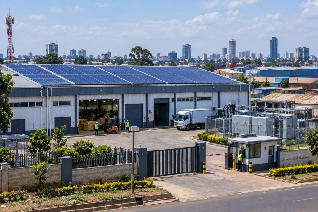 Solar-powered factory in Nairobi